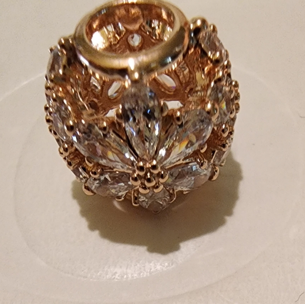 Pandora Sparkling Herbarium Cluster Round Charm - Picture 2 of 15